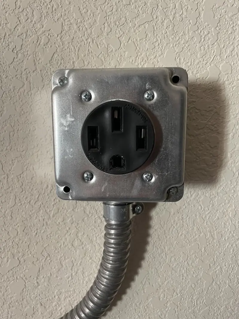 NEMA 14-50 outlet installed for Smart Home Electrical in River Edge
